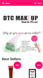 Mobile Screenshot of dtcmakeup.com